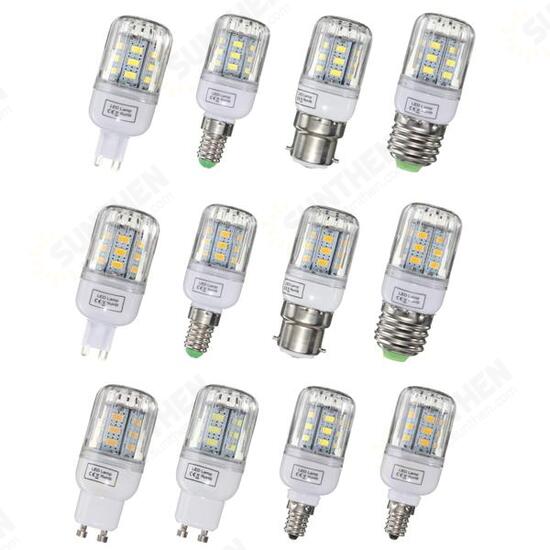 E27/E14/E12/B22/G9/GU10 Dimmable 3W AC110V LED Bulb 24 SMD 5730 Corn Light Lamp