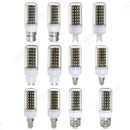 E27/E14/E12/B22/GU10 LED Bulb 6W SMD 4014 96 600LM Pure White/Warm White Corn Light Lamp AC 220V