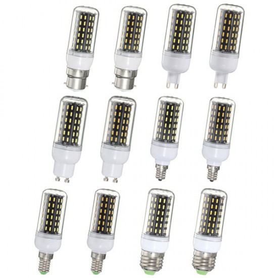 E27/E14/E12/B22/GU10 LED Bulb 6W SMD 4014 96 600LM Pure White/Warm White Corn Light Lamp AC 220V