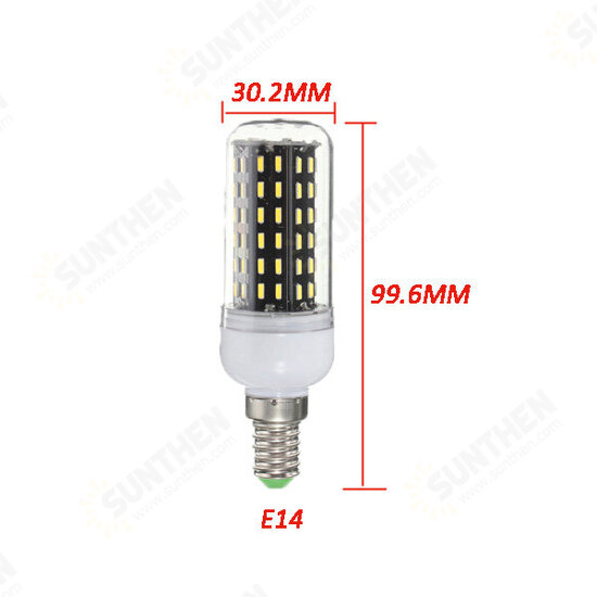 E27/E14/E12/B22/GU10 LED Bulb 6W SMD 4014 96 600LM Pure White/Warm White Corn Light Lamp AC 220V