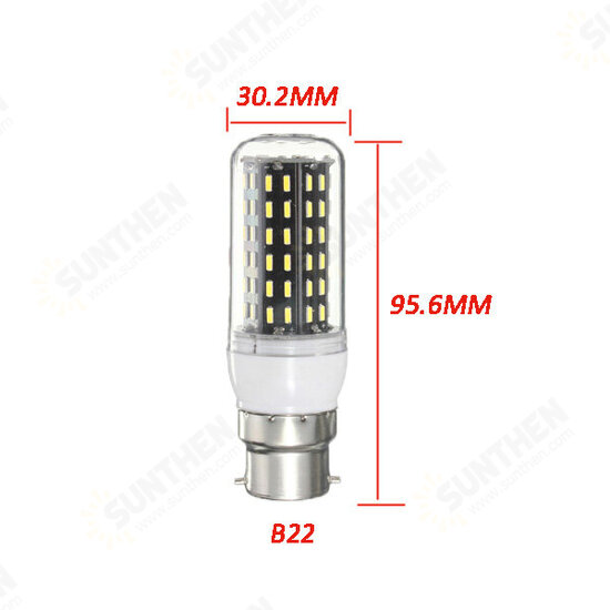 E27/E14/E12/B22/GU10 LED Bulb 6W SMD 4014 96 600LM Pure White/Warm White Corn Light Lamp AC 220V