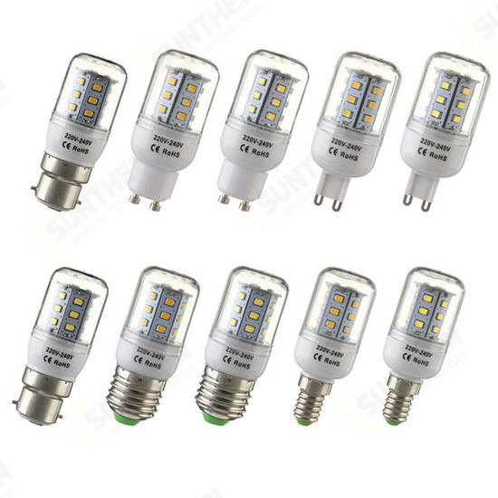 E27/E14/G9/GU10/B22 2.8W 450LM 21 SMD 2835 LED Corn Bulb Warm White/White 220V E27/E14/G9/GU10/B22 2.8W 450LM 21 SMD 2835 LED Corn Bulb Warm White/White 220V