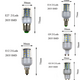 E27/E14/G9/GU10/B22 2.8W 450LM 21 SMD 2835 LED Corn Bulb Warm White/White 220V