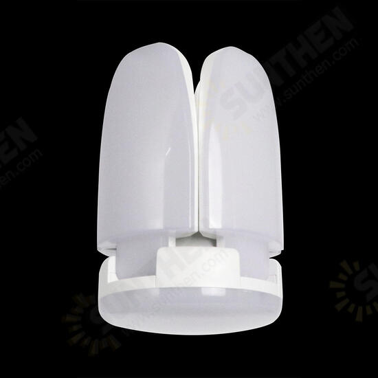 E27/E26 AC165V-265V Warm White Colorful 60W 2835 164LED Light Bulb Ceiling Fan Blade Deformable Garage Lamp