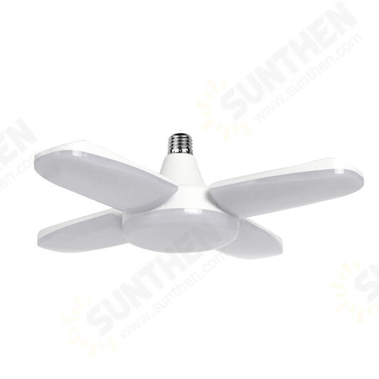 E27/E26 AC165V-265V Warm White Colorful 60W 2835 164LED Light Bulb Ceiling Fan Blade Deformable Garage Lamp