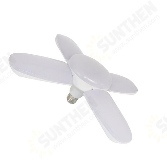 E27/E26 AC165V-265V Warm White Colorful 60W 2835 164LED Light Bulb Ceiling Fan Blade Deformable Garage Lamp