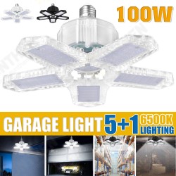 E27/E26 LED Bulb Super Bright Foldable Garage Light Fan Blade Ceiling Lamp 100W E27/E26 LED Bulb Super Bright Foldable Garage Light Fan Blade Ceiling Lamp 100W