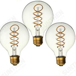 3PCS Dimmable E27 B22 G80 Vintage Amber Glass Shell 3W LED COB Light Bulb for Indoor Home 3PCS Dimmable E27 B22 G80 Vintage Amber Glass Shell 3W LED COB Light Bulb for Indoor Home