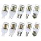 G9 E14 E27 B22 GU10 4W 30 SMD 5733 LED Cover Corn Light Lamp Bulb AC 110V