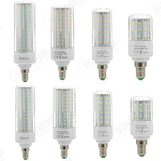 HL-CB 02 E27 E14 5W 10W 15W 20W SMD2835 No Strobe LED Corn Light Bulb AC85-265V