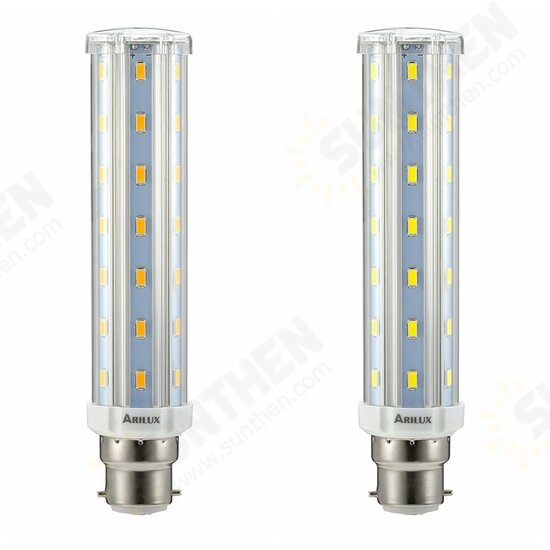 HL-CB 03 E27 E14 B22 15W 5730 Super Bright No Strobe LED Corn T10 Tubular Bulb Replacement AC85-265V