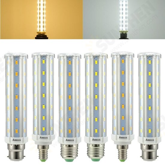 HL-CB 03 E27 E14 B22 15W 5730 Super Bright No Strobe LED Corn T10 Tubular Bulb Replacement AC85-265V