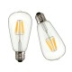 E27 ST64 8W Warm White Vintage Edsion Non-dimmable LED COB Light Bulb AC85-265V