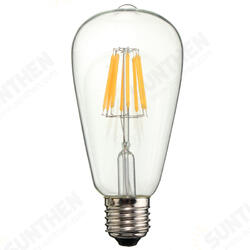 E27 ST64 8W Warm White Vintage Edsion Non-dimmable LED COB Light Bulb AC85-265V E27 ST64 8W Warm White Vintage Edsion Non-dimmable LED COB Light Bulb AC85-265V