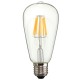 E27 ST64 8W Warm White Vintage Edsion Non-dimmable LED COB Light Bulb AC85-265V