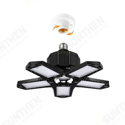 LED Garage Light E26/E27 Deformable Ceiling Light Warehouse Lighting Bulb with 5 Adjustable Panels LED Garage Light E26/E27 Deformable Ceiling Light Warehouse Lighting Bulb with 5 Adjustable Panels