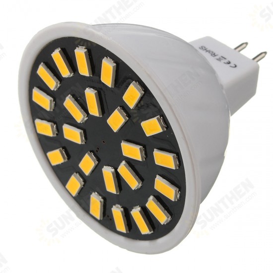 MR16/E27/GU10 LED Bulb 24 SMD 5733 480LM Pure White Warm White Spot Lightt Bulb 4.8W AC220V