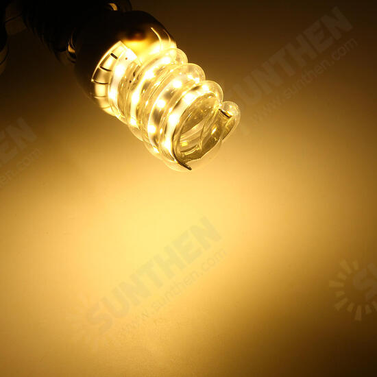 Spiral Style E27 5W-30W LED Ultra Bright Energy Saving Warm White Light Bulb AC86-245V