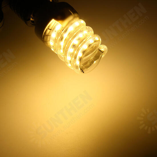 Spiral Style E27 5W-30W LED Ultra Bright Energy Saving Warm White Light Bulb AC86-245V