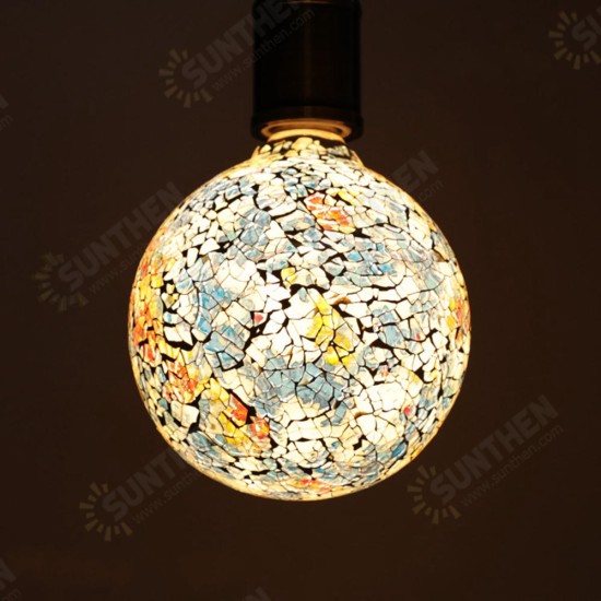 TFN-G125JZH Vintage 4W E27 1800K Warm White 2835 G125 Tiffany Glass LED Light Bulb Home Lamp AC85-265V TFN-G125JZH Vintage 4W E27 1800K Warm White 2835 G125 Tiffany Glass LED Light Bulb Home Lamp AC85-265V