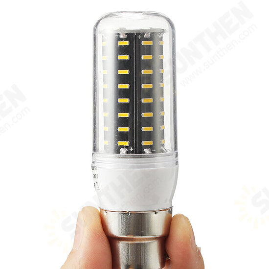 E27 E14 B22 7W 12W LED SMD 4014 1000Lm Pure White Warm White Cover Corn Light Bulb AC110V AC220V