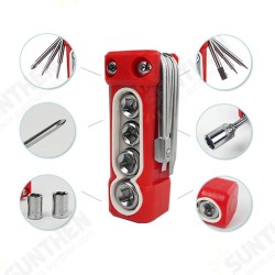 10 IN 1 Multifunctional Sleeve Wrench Cross Straight Screwdrivers Tool Set Screw Batches Hand Tools 10 IN 1 Multifunctional Sleeve Wrench Cross Straight Screwdrivers Tool Set Screw Batches Hand Tools