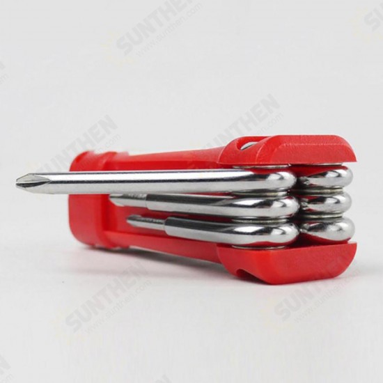 10 IN 1 Multifunctional Sleeve Wrench Cross Straight Screwdrivers Tool Set Screw Batches Hand Tools