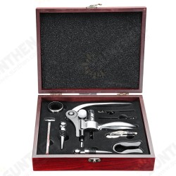 10 Piece Wine Opener Bottle Opener Corkscrew Cap Removal Tool Set Wooden Box 10 Piece Wine Opener Bottle Opener Corkscrew Cap Removal Tool Set Wooden Box