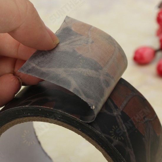 10M Camouflage Wrap Tape Camo Tape Duct Waterproof Mutifunctional Fabric Camping Stealth Tape