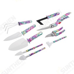 10Pcs Garden Tool Set Gardening Plant Flower Care Hand Tools Kit For Yard 10Pcs Garden Tool Set Gardening Plant Flower Care Hand Tools Kit For Yard