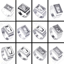 12 Constellation Self Protection Ring Body Guard Ring Invisibility Hidden Ring Blade Emergency Rescue Survival Cut Tool 12 Constellation Self Protection Ring Body Guard Ring Invisibility Hidden Ring Blade Emergency Rescue Survival Cut Tool