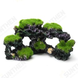 16x8.5x9cm New Resin Aquarium Coral Reef Rock Decor Aquarium Aquarium Conch Reef Moss Rockery Decorations 16x8.5x9cm New Resin Aquarium Coral Reef Rock Decor Aquarium Aquarium Conch Reef Moss Rockery Decorations