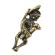 1pc Thai Amulet Paladkik Monkey Key Clip Chain Miniature Brass Magic Holy Wealthy Luck Gift Decor