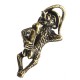 1pc Thai Amulet Paladkik Monkey Key Clip Chain Miniature Brass Magic Holy Wealthy Luck Gift Decor