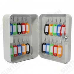 20 Hook Metal Wall Mount Security Key Cabinet Storage Box With Key Tag 20 Hook Metal Wall Mount Security Key Cabinet Storage Box With Key Tag