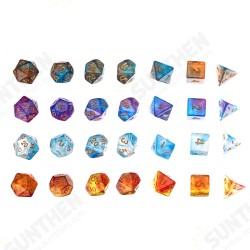 28Pcs Galaxy Concept Polyhedral Dice Acrylic Dices Role Playing Board Table Game With Pouch 28Pcs Galaxy Concept Polyhedral Dice Acrylic Dices Role Playing Board Table Game With Pouch