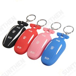 3 Button Silicone Smart Remote Key Cover Fob Case Key Holder With Key Chain Fits For Tesla Model X 3 Button Silicone Smart Remote Key Cover Fob Case Key Holder With Key Chain Fits For Tesla Model X
