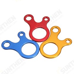 3 Holes Multi Purpose EDC Outdoor Survival Rope Buckle Quick Knotting Tool 3 Holes Multi Purpose EDC Outdoor Survival Rope Buckle Quick Knotting Tool