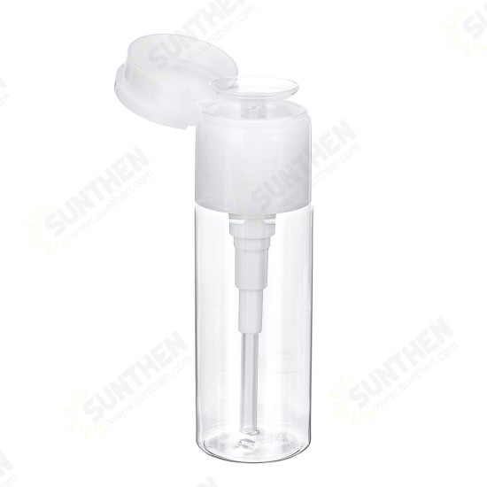 30/50ml Nail Art Makeup Tool Remover Empty Pump Dispenser Cleanser Plastic Bottle Cosmetic Water Container