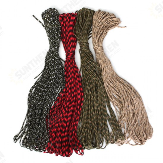 31m 7 Strand Core 550 Paracord Camouflage Parachute Cord Rope