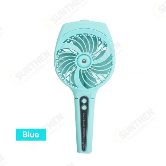 35mL 1800mAh Portable Mist Spray Cooling Fan Handheld Humidifying Mini Fan 3 Speed USB Charging Fan