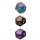 3/7Pcs Polyhedral Dices For Dungeons Dragons Games D20 D12 D10 D8 D6 D4 + Pouch