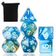 3/7Pcs Polyhedral Dices For Dungeons Dragons Games D20 D12 D10 D8 D6 D4 + Pouch