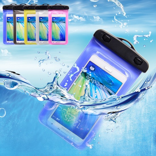 6 Inch Floatable Waterproof Phone Case IPX8 Waterproof Phone Pouch Dry Bag for Any Phone in 6inch