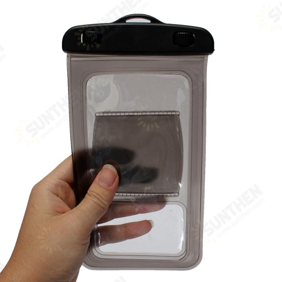 6 Inch Floatable Waterproof Phone Case IPX8 Waterproof Phone Pouch Dry Bag for Any Phone in 6inch