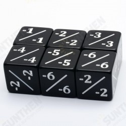 6 Pcs White Dice Counters +1/+1 for MTG Magic The Gathering and Others 6 Pcs White Dice Counters +1/+1 for MTG Magic The Gathering and Others