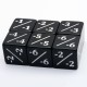 6 Pcs White Dice Counters +1/+1 for MTG Magic The Gathering and Others