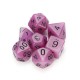 7 Pcs Luminous Polyhedral Dices Multi-sided Dice Set Polyhedral Dices With Dice Cup RPG Gadget