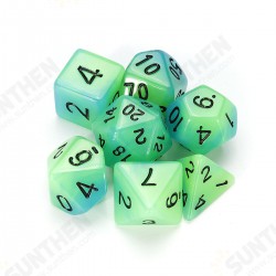 7 Pcs Luminous Polyhedral Dices Multisided Dices Dice Set With Dice Cup For RPG 7 Pcs Luminous Polyhedral Dices Multisided Dices Dice Set With Dice Cup For RPG