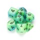 7 Pcs Luminous Polyhedral Dices Multisided Dices Dice Set With Dice Cup For RPG